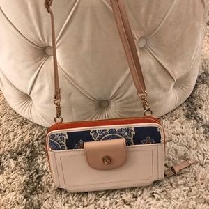 Spartina 449 wallet with cross body strap